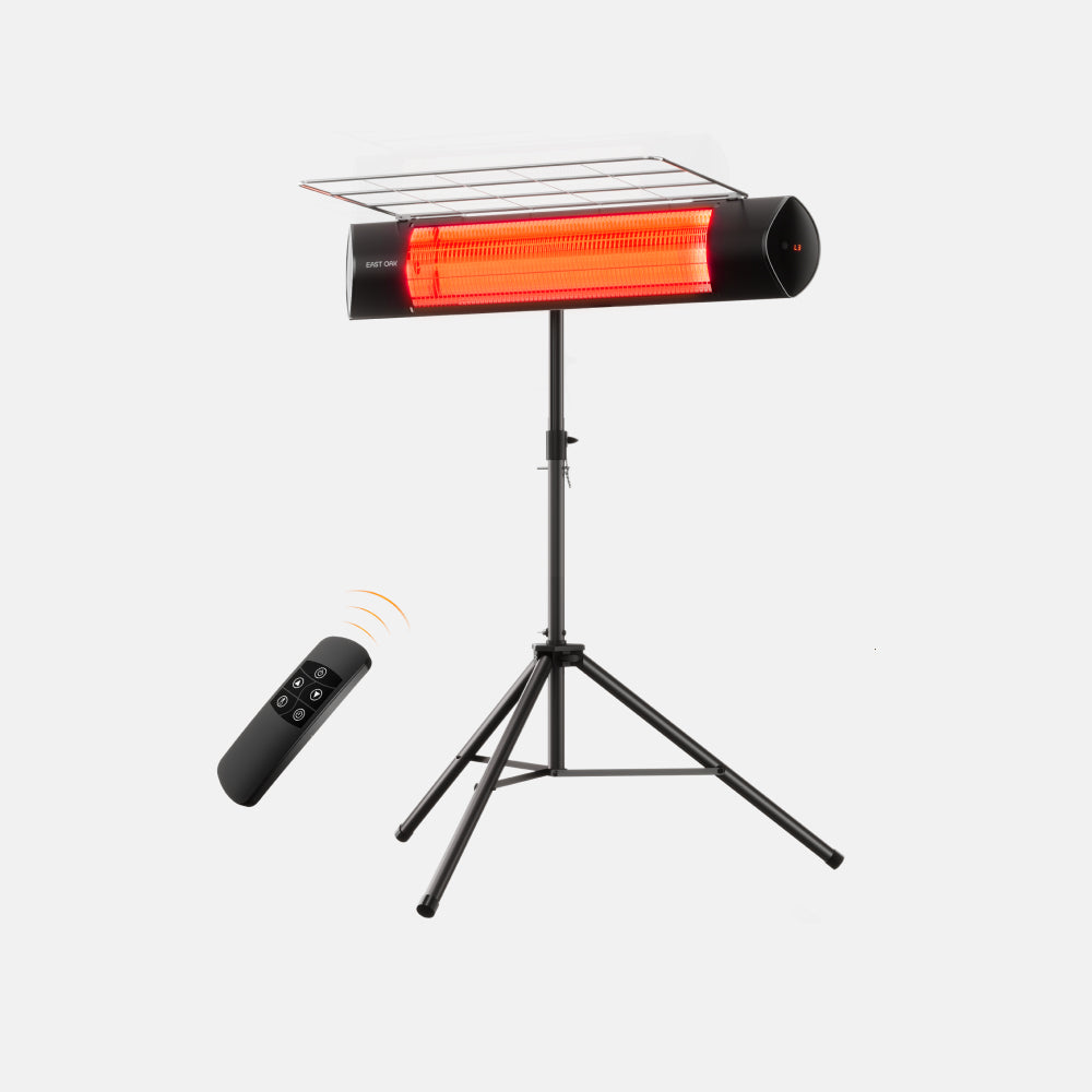 Cheapest EAST OAK 1500W Portable Outdoor Indoor Electric Heater with IP65 Waterproof