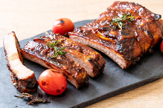 Smoked Sweet and Savory Ribs with BBQ Sauce