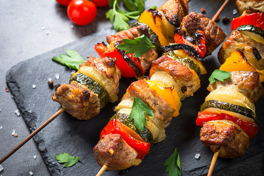 Smoked Marinated Chicken Skewers