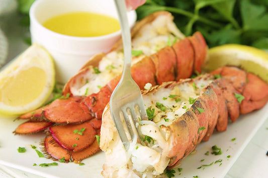 Spectacular Herb-Infused Smoked Lobster Tails with Butter