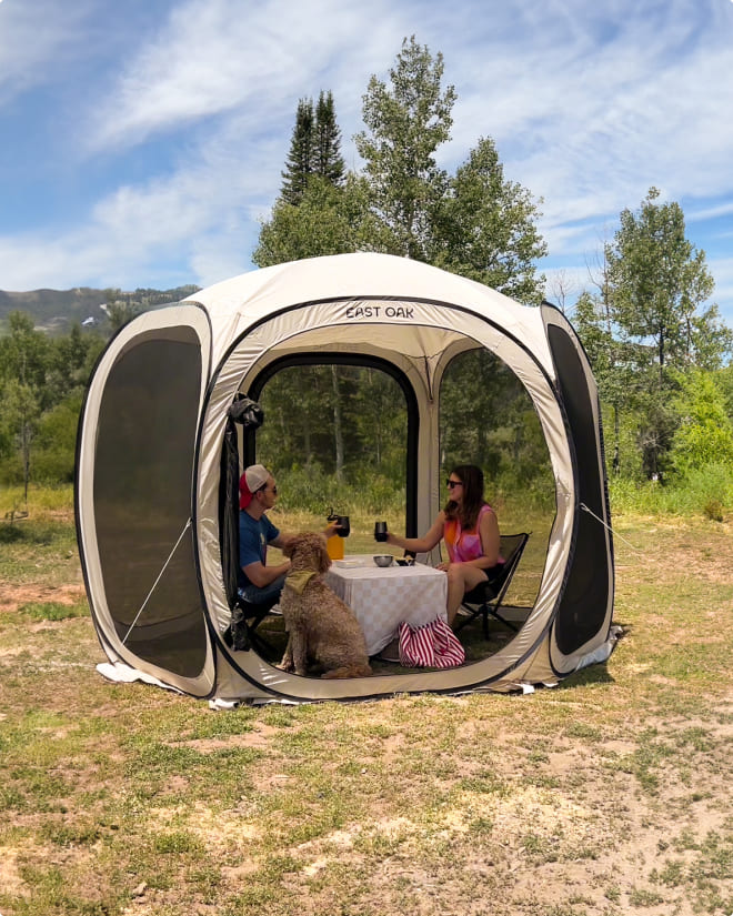 East Oak 10 Ft Pop Up Screen House