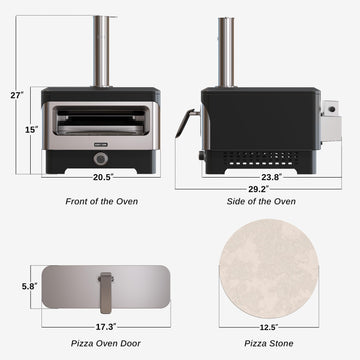  EAST OAK 30-inch Electric Smoker with Side Wood Chip