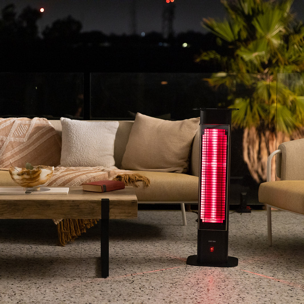 EAST OAK Patio Heater, 1500W Infrared Electric Heater, Portable sale Premium Tower Ou