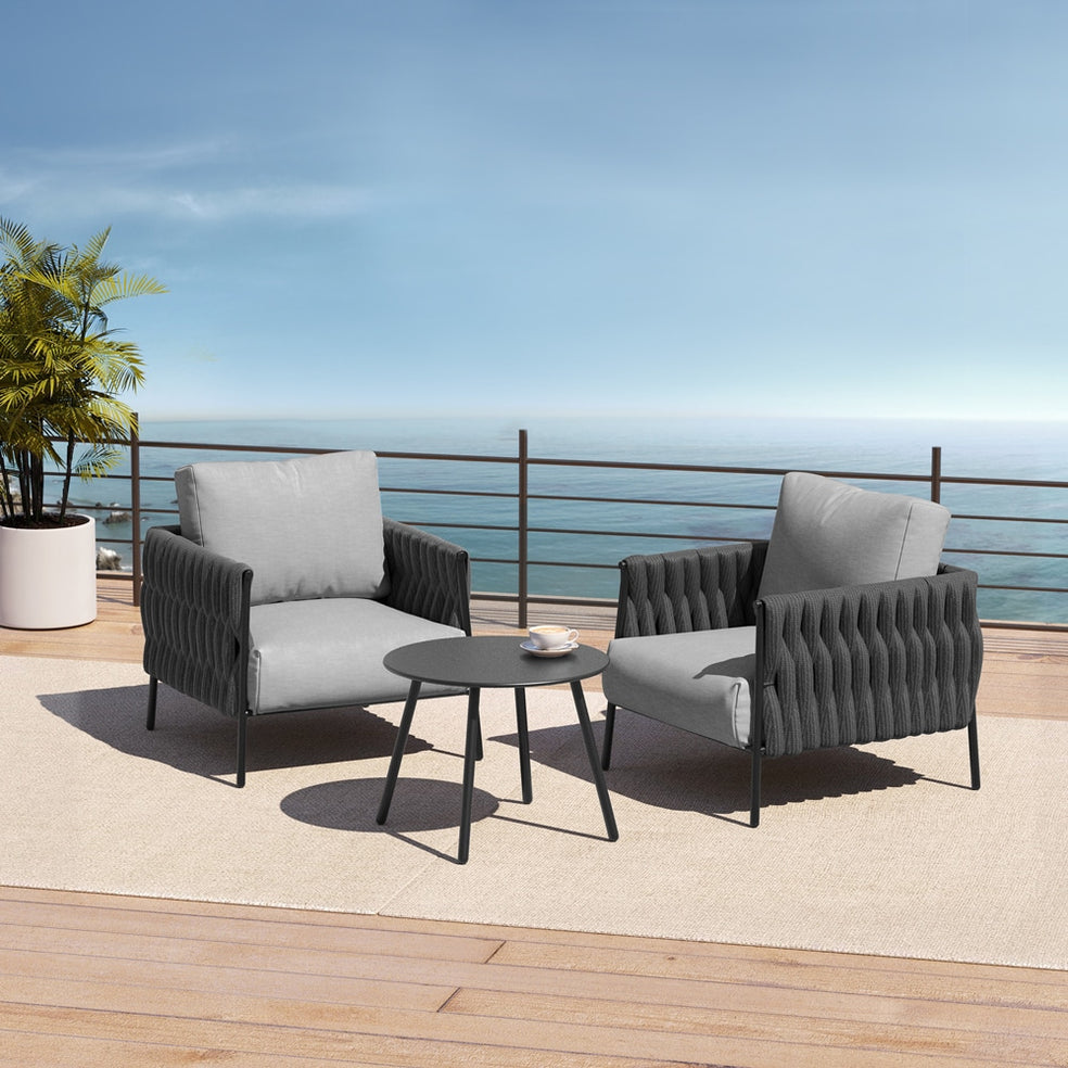 Life Chatter 3-Piece Patio Bistro Set